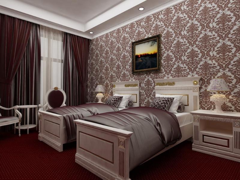 Premier Palace Baku Zewnętrze zdjęcie 3D rendering of a bedroom